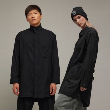 Y-3 Y-3 Wool Flannel Hemdjacke Schwarz