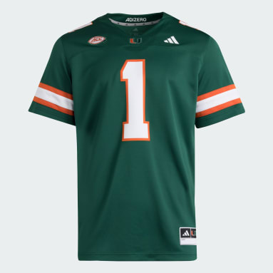 Miami Hurricanes Premier Green Alternate Football Jersey