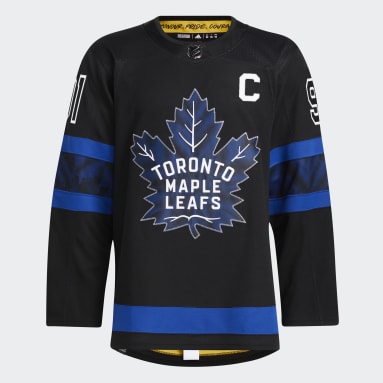 Maillot Maple Leafs Tavares Third Authentic Pro noir Hommes Hockey
