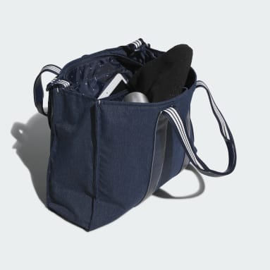 กระเป๋าหิ้วขนาดใหญ่สำหรับออกรอบ Denim-Look Heather