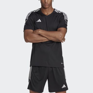ผู้ชาย ฟุตบอล สีดำ เสื้อฟุตบอล Tiro 23 League