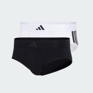 ACTIVE FLEX COTTON 3 STRIPES LOW RISE BRIEF 2 PACK UNDERWEAR