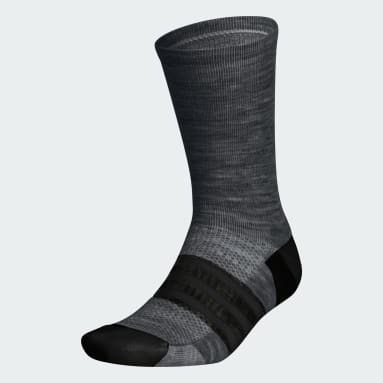 Men's Golf Grey Wool Crew Socks