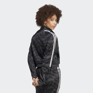 Women Sportswear Grey Tiro Suit Up Lifestyle Track Jacket