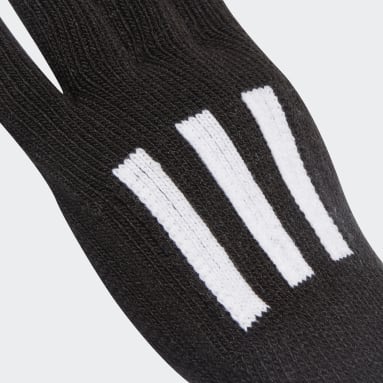 Luvas em Material Condutor 3-Stripes Preto Sportswear