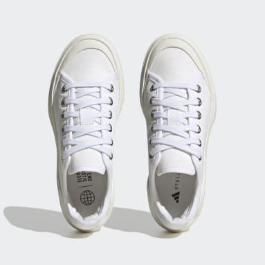 adidas by Stella McCartney White adidas by Stella McCartney Court Shoes