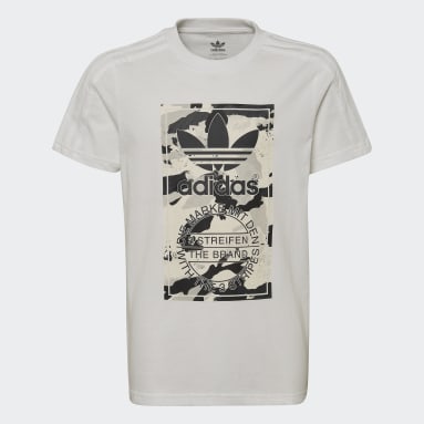 Camo Graphic T-skjorte Hvit