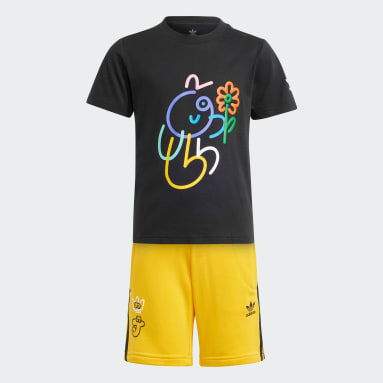 adidas Ensemble short et t-shirt adidas x James Jarvis Noir Enfants Originals