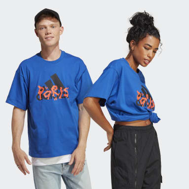 Graphic Tee Niebieski
