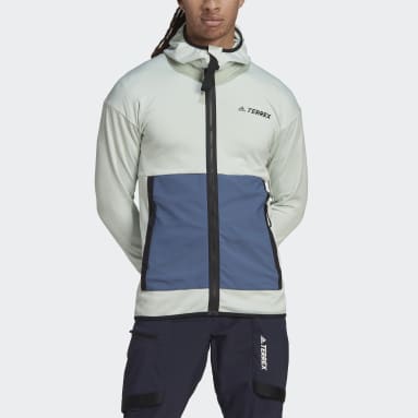 Terrex Tech Flooce Light Hooded Hiking Jakke Grønn