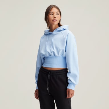 เสื้อฮู้ดทรงครอป adidas by Stella McCartney