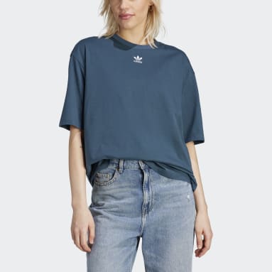 T-shirt Adicolor Essentials Turquoise Femmes Originals