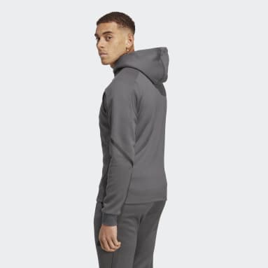 Men Sportswear Grey Designed for Gameday Full-Zip Hoodie