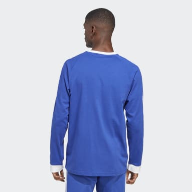 Adicolor Classics 3-Stripes Long Sleeve T-skjorte Blå