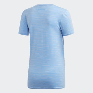 Women Running Blue 25/7 Decode Tee