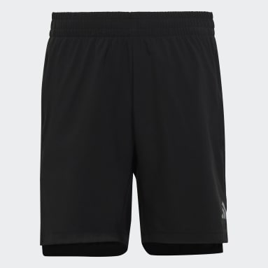 Jungen Sportswear AEROREADY 3-Streifen Woven Shorts Schwarz