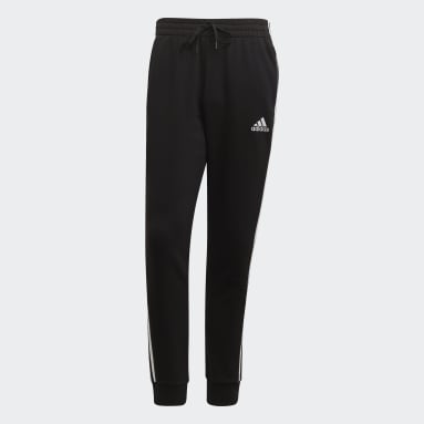 Essentials Fleece Tapered Cuff 3-Stripes Bukse