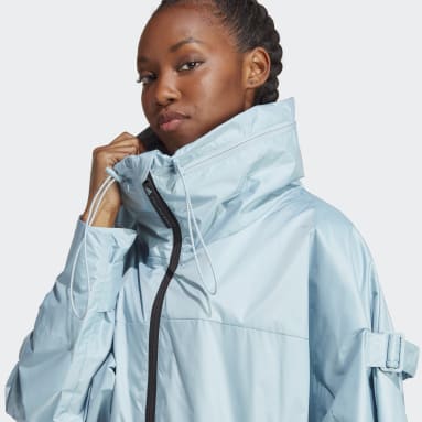 Women adidas by Stella McCartney Blue adidas by Stella McCartney TrueCasuals Sportswear Long Parka