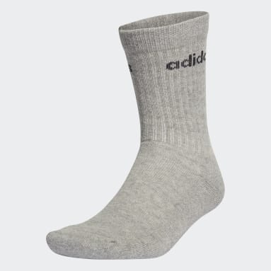 Sportswear Half-Cushioned Crew Socken, 3 Paar Grau
