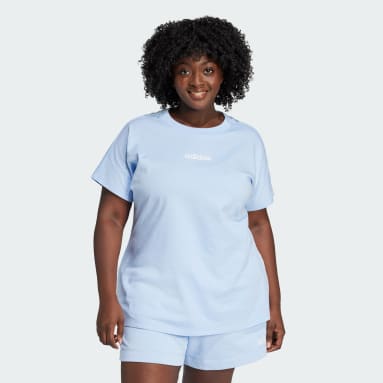 Essentials Linear Cotton Tee (Plus Size)