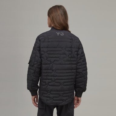 Men Y-3 Black Y-3 Classic Cloud Insulated Bomber Jacket