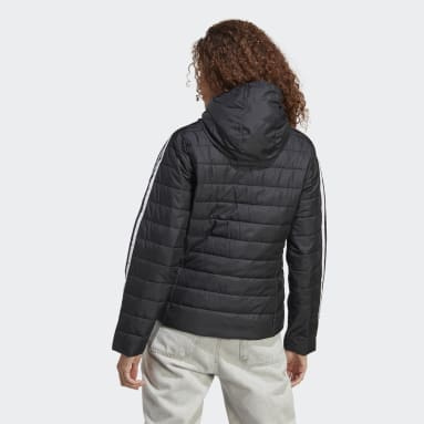 Women Lifestyle Black Hooded Premium Slim Jacket