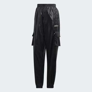 Women Originals Black Shiny Pants