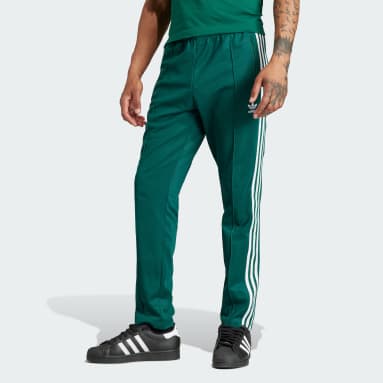 Men's Originals Green Adicolor Classics Beckenbauer Track Pants