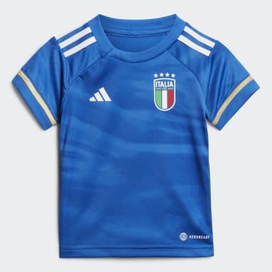 Infant & Toddler Soccer Blue Italy 23 Home Baby Kit