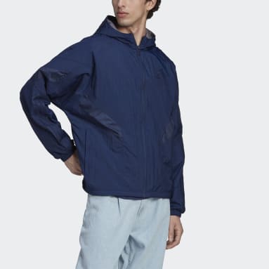 adidas Rekive Reversible Vindjakke Blå