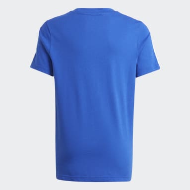 adidas Essentials 3-Stripes T-skjorte Blå