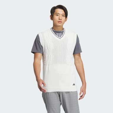 PRIMEKNIT Gradation Pattern V-Neck Vest