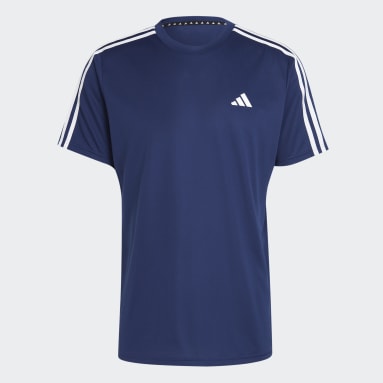 Train Essentials 3-Stripes Training T-skjorte