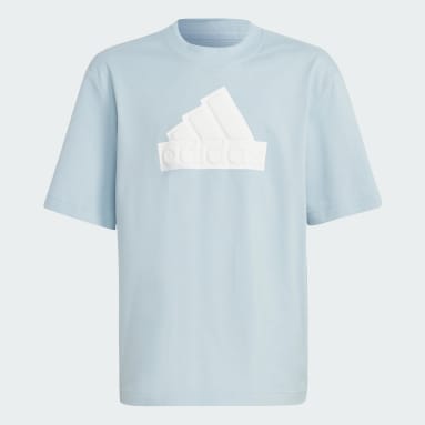 Playera Future Icons Logo Piqué Azul Niño Sportswear