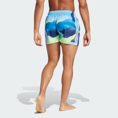 Short da nuoto City Escape Camo 3-Stripes Cix Blu Uomo Sportswear