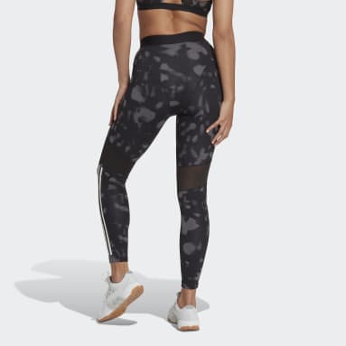 Legging Comprimento Total Hyperglam Shine - Cinza adidas