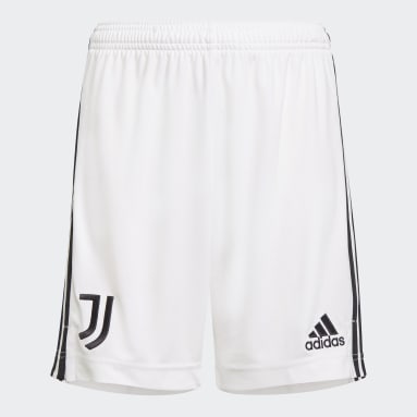Boys Fotboll Vit Juventus 21/22 Home Shorts
