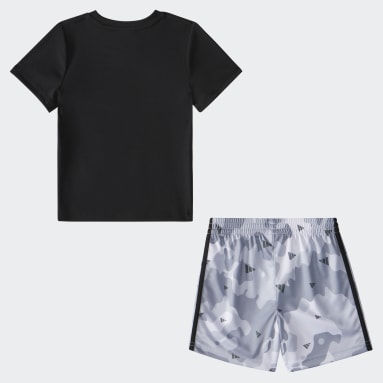 Infant & Toddler Sportswear Black IBPOLY TEE CAMO AOP SHORT