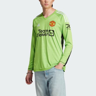 Camisola de Guarda-redes Tiro 23 Competition do Manchester United Verde Homem Futebol
