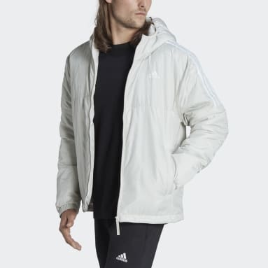 Essentials Insulated Hooded Jakke Beige