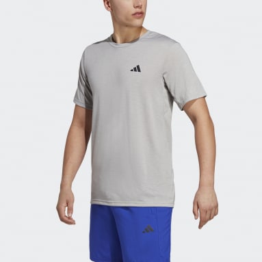 Camiseta Train Essentials Comfort Training Gris Hombre Gimnasio Y Entrenamiento