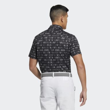 Men Golf Black AEROREADY Graphic Polo Shirt