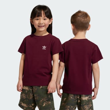 Children Originals Burgundy Adicolor Tee