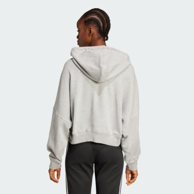 Essentials Short Full-Zip French Terry hættetrøje