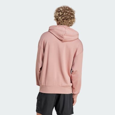 Essentials Loose-Fit 3 Bar Logo French Terry Hoodie