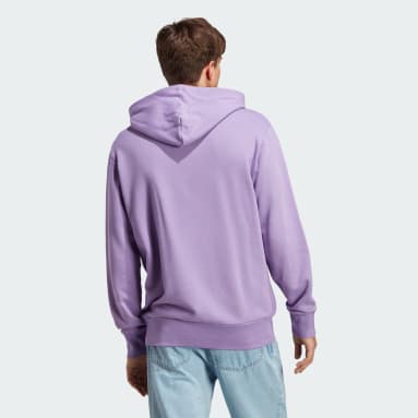 Sudadera con capucha Essentials French Terry Big Logo Violeta Hombre Sportswear