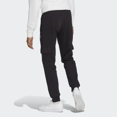 Pants Trefoil Essentials Cargo Negro Hombre Originals