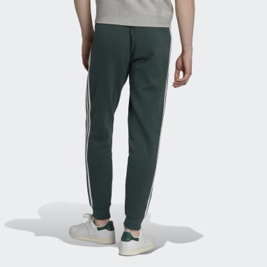Men Originals Green Adicolor Classics 3-Stripes Pants