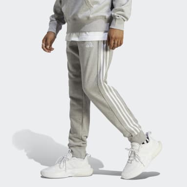 남성 sportswear Grey 에센셜 프렌치 테리 테이퍼드 커프 3S 팬츠