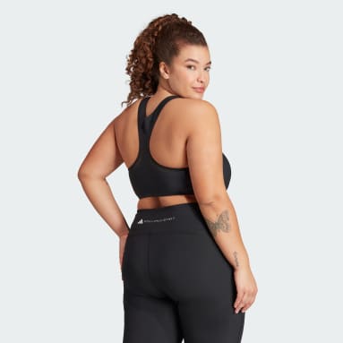 Sutiã de Sustentação Intermédia Power Impact TruePurpose adidas by Stella McCartney (Plus Size) Preto Mulher adidas by Stella McCartney